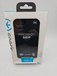 SPECK Presidio2 GRIP Protection Case For iPhone SE (2020) 7 / 8 Black - Photo 1 sur 2