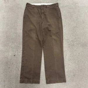Vtg Dickies Work Pants Mens Workwear Made in USA Talon Zip - Picture 1 of 7