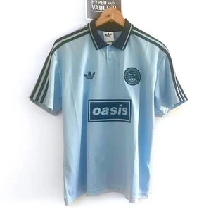 Adidas x Oasis Tour Jacquard Jersey | Blue | New | All Sizes | Same Day 🚚 ✅ - Picture 1 of 3