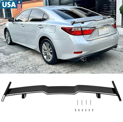 57" Rear Trunk Spoiler Wing TRD-Style Glossy Black For Lexus ES250 ES300h ES350 Foto 1 de 4