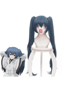Parrucca Anime Tokyo Ghoul Re Yonebayashi Saiko Cosplay Blu *NUOVA* - Foto 1 di 3