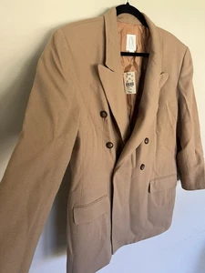Neu mit Etikett Clifford & Wills 100 % Wolle Blazer - Jacke camel hellbraun Größe 14 XL Business Vintage - Bild 1 von 10