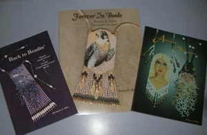 New All 3 Books Beading brick bead book beadwork books beaded By Barbara Elbe - Picture 1 of 10