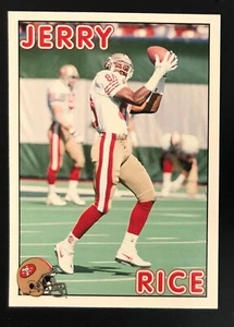 1992 JERRY RICE San Francisco SF 49ers FBI Card  #39 - Picture 1 of 2