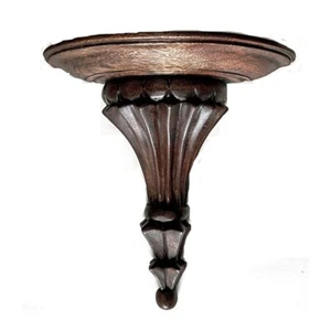 ST JAMES DECORATIVE WOOD WALL BRACKET - 11.5"H - WALL SHELF - Picture 1 of 1