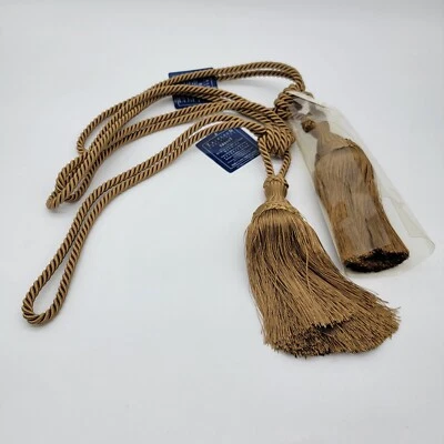 Lote De 2 Trimland Colección Antigua 3547-1 Oro Oscuro Borla Decorativa Pavo Foto 1 de 3