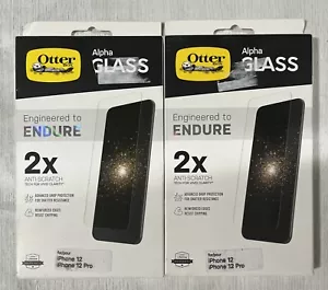 2-Pack Otterbox Alpha Glass Anti-Scratch Screen Protector for iPhone 12 / 12 Pro - Picture 1 of 1