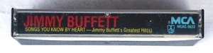JIMMY BUFFETT Songs You Know By Heart (EX) Greatest Hits MCA Cassette Tape 1985 - Picture 1 of 6