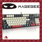 MAGEGEE mechanische Tastatur 104 Tasten USB Gamer Gaming MK Armor Mausstuhl NEU K