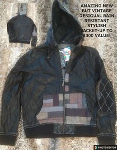 NEW/NWT RAIN RESISTANT CAZA PORORO DESIGUAL HOODIE JACKET-SZ=L-UP TO $300 VALUE! - Picture 1 of 7