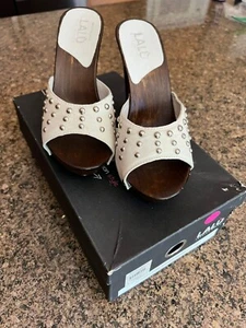 Lalu' Damen Miranda Bianco (ITALIEN) Echtleder High Heels Schuhe EU37/US6 - Bild 1 von 16