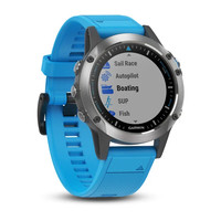 Garmin quatix® 5 Stainless Steel with Blue Band