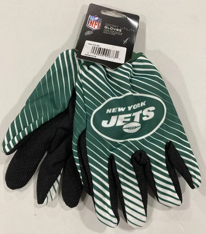 New York Jets Football NFL Adult Full Color Sport Utility Work Grip Gloves Cover