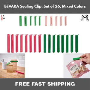 IKEA BEVARA Clip de Sellado Reutilizable Bolsa de Alimentos Clips Selladores, Juego de 26 Seguro para Congelador - Imagen 1 de 4