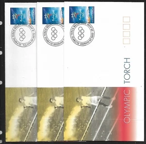 8 x  Australian 2000 FDC's REDUCED MUH 3 shown  (Olympic relay PM)(5.99 Bargain) - Picture 1 of 1