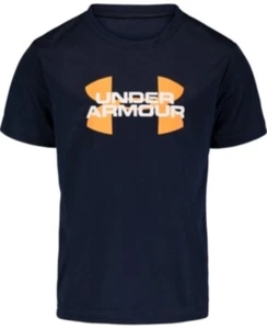 UNDER ARMOUR LITTLE BOYS VELOCITY LOGO T-SH ACADEMY 6 - Picture 1 of 2