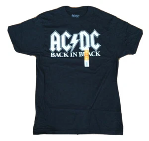 NEW AC/DC Men’s Back In Black T-shirt Tee Size Medium - Picture 1 of 5