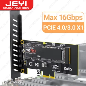 M.2 NVME SSD to PCIE X1 Adapter Card, 2280 SSD Pcie 3.0 4.0 Expansion Card - Picture 1 of 10