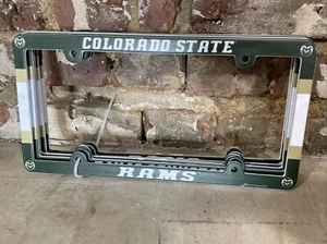 Colorado State Rams Plastic License Plate Frame Lot (5) by WinCraft CSU - Picture 1 of 3