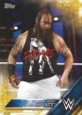 Bray Wyatt 2016 Topps WWE Then Now Forever 5x7 Gold Card #108 #d /10 Superstar