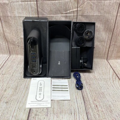 Baseus Estación de Trabajo Multifuncional Tipo-C HUB Adaptador 15 Puertos Usb Hdmi PC Foto 1 de 4