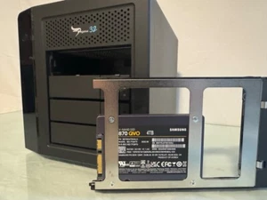 Promise Pegasus32 R4 16TB SSD RAID - 4x Samsung 870 QVO - Thunderbolt 3 - Bild 1 von 11