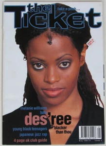 The Ticket #3 UK Magazine May 1994 Des'ree Melanie Williams Japan Hip Hop - Imagen 1 de 2