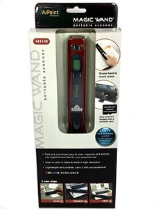VuPoint Solutions PDS-ST415R-VP Handheld Magic Wand Portable Scanner RED NOB - Picture 1 of 6