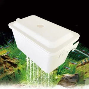 Wall Mounted External Filter Box Plastic Fish Tank Drip Box Aquarium - Picture 1 of 7