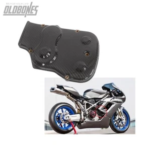 For Ducati 749 999 100% Carbon Fiber Cam Belt Coverts Twill Gloss - Picture 1 of 2