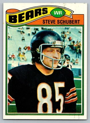 1977 Topps #502 Steve Schubert Chicago Bears - Image 1 of 2