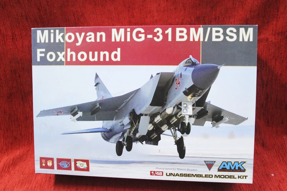 1:48 Modellbausatz AMK 88003 MiG-31BM Foxhound OVP - Bild 1 von 1