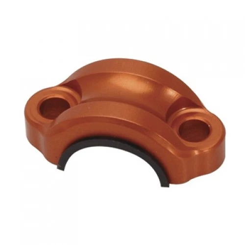 Works Connection Rotating Bar Clamp Orange 31-400 for Motorcycle - Image 1 of 1