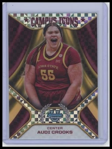 2024-25 Bowman University Chrome #CI-17 Audi Crooks Campus Icons X-Fractor - Picture 1 of 2