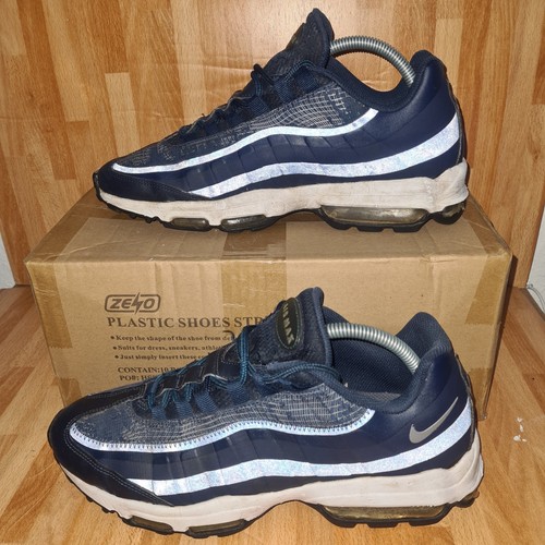 Nike Air Max 95 Taglia UK 8 EU 42.5 Navy Reflective Scarpe Uomo Sneakers