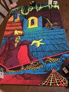 Super Large Black Light Poster 1971 The Sorcerer - Picture 1 of 8