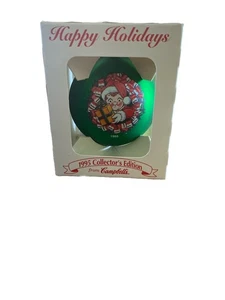 Campbell’s Soup Kids Glass Ball Christmas Ornament Collector’s Edition 1995 - Picture 1 of 8