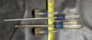 CUATRO DESTORNILLADORES VINTAGE CRAFTSMAN PHILLIPS WF PR STUBBY EE. UU. - Imagen 1 de 8