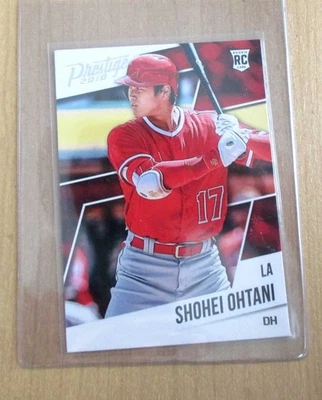 Tarjeta de novato 2018 Panini Prestige (Chronicles) Shohei Ohtani RC #3 Foto 1 de 2