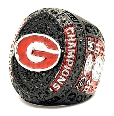 NCAA  / 2022 Georgia Bulldogs Peach Bowl  Championship Replica Ring / Smart - Image 1 of 4