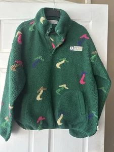 Parks Project Dancing Mushroom grün Fleece Sweatshirt Gr. Large siehe Beschreibung - Bild 1 von 14