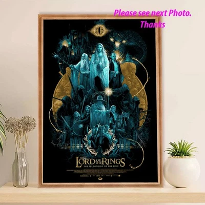 Lord of the Rings Poster, Fantasy Movie Wall Decor, Noframe - Image 1 of 4