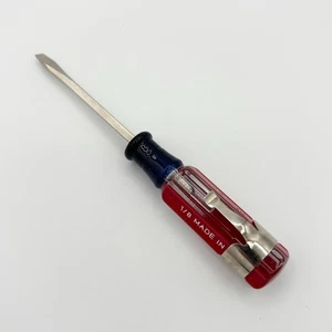 Neu! NOS Craftsman USA Mini 1/8 × 2" Schlitzschraubendreher Taschenclip, 41421 WF - Bild 1 von 4