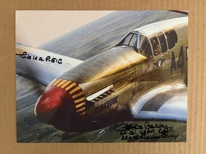 Robert Ashby Tuskegee Airmen Pilot Autographed 8x10 Picture Autograph - Picture 1 of 1