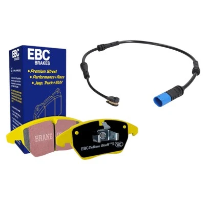 EBC Yellowstuff Rear Brake Pads + Wear Sensor Lead For BMW G80/G82 M3/M4 G87 M2 - Image 1 of 4