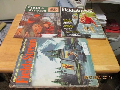 3-"Field and Stream". November 1950, April 1961, February 1965. - Image 1 of 4