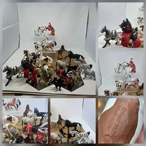 Mostly Papo Horses Job Lot Bundle Of 19 Figures Mixed - Picture 1 of 24