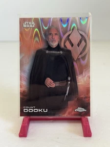 2025 Topps Star Wars Chrome Count Dooku Ray Wave #27 - Picture 1 of 2