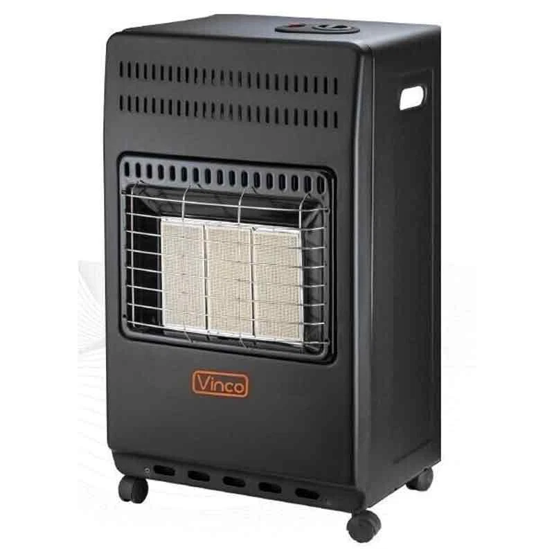 Stufa VINCO a Gas Infrarossi Alimentazione GPL potenza 4.2 kW Nero 71406 - Immagine 1 di 1