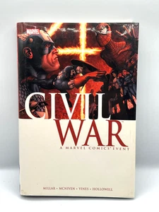 CIVIL WAR HARDCOVER Millar McNiven Vines Howell Marvel Comics - Picture 1 of 2